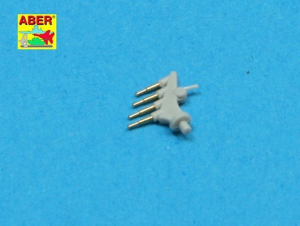 Aber 350L-32 Set of 20 pcs 0,5in (12,7mm) Vickers Mk.III machine gun barrels for Royal Navy ships (1:350)