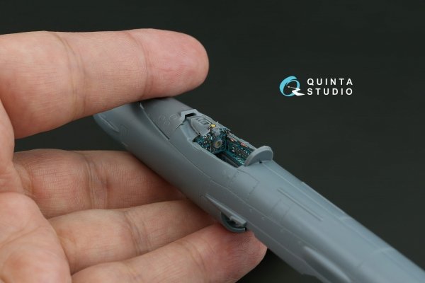 Quinta Studio QD+72259 MiG-21MF (Gorkiy plant) 3D-Printed &amp; coloured Interior on decal paper (Eduard) (with 3D-printed resin parts) 1/72