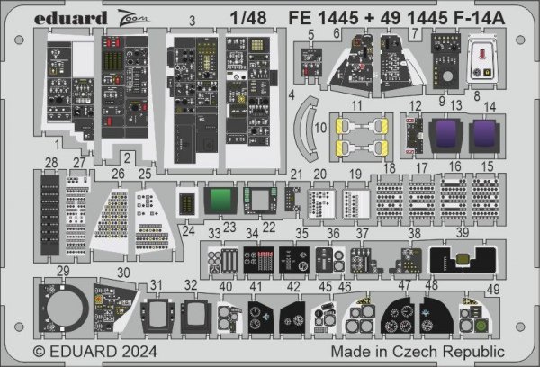 Eduard 491445 F-14A GREAT WALL HOBBY 1/48