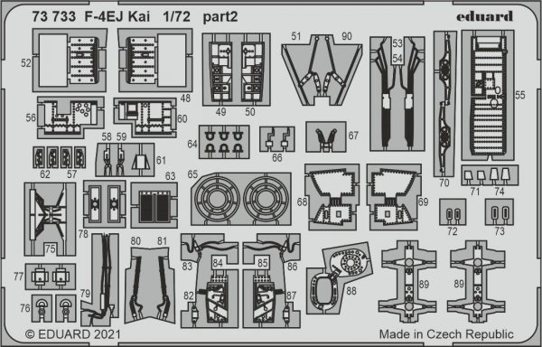 Eduard 73733 F-4EJ Kai for FINE MOLDS 1/48