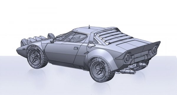 Italeri 4714 Lancia stratos HF Gr.4 Monte Carlo 1977 1/12
