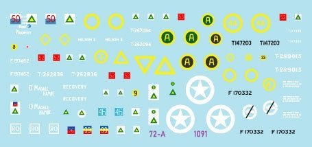 Star Decals 72-A1091 SA Tanks and AFVs in Italy South African Sherman IIA, Sherman Firefly VC, Sherman V AOP, M3A1 Scout Car, Humber Scout Car. 1/72