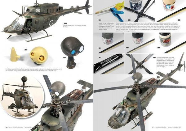 AK Interactive AK2916 ACES HIGH ISSUE 09 HELLICOPTERS (English)