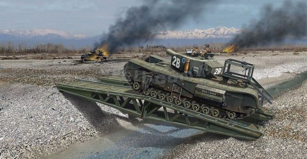 Revell 03297 Churchill A.V.R.E 1/76