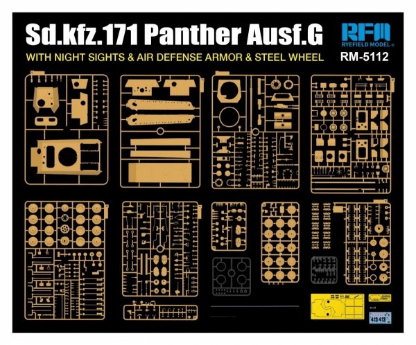 Rye Field Model 5112 PANTHER AUSF.G 1/35