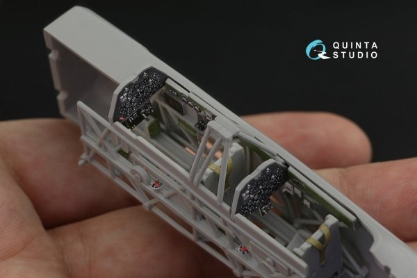 Quinta Studio QD48228 T-6G 3D-Printed &amp; coloured Interior on decal paper (Italeri) 1/48