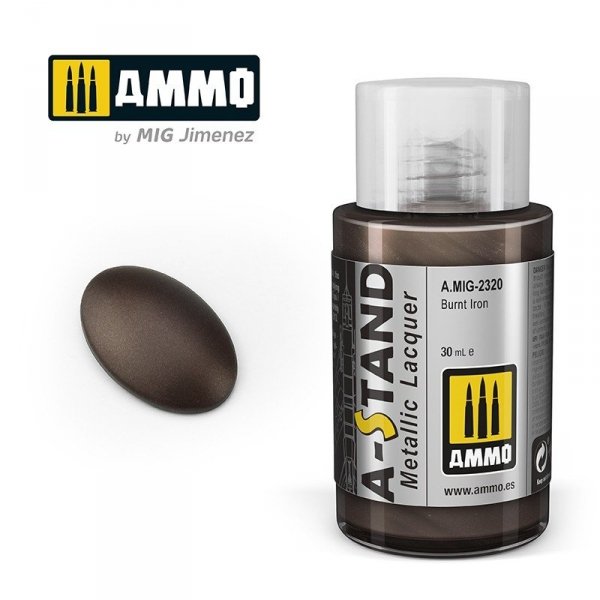 Ammo of Mig 2320 A-STAND Burnt Iron 30ml