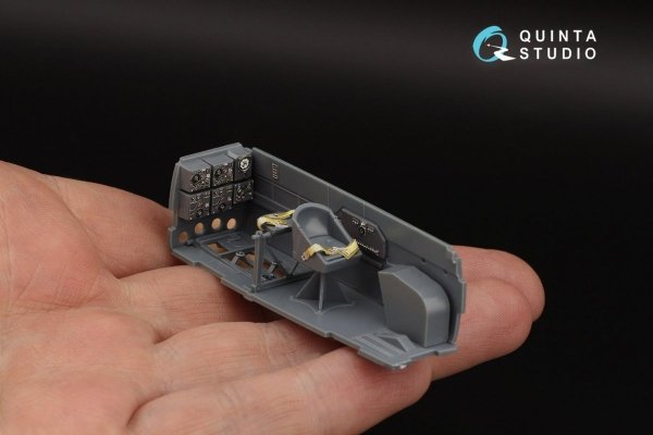 Quinta Studio QD48311 Bf 110C/D 3D-Printed &amp; coloured Interior on decal paper (Eduard) 1/48