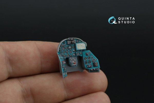 Quinta Studio QDS+48516 Mi-24P Hind-F 3D-Printed coloured Interior on decal paper (Trumpeter) (small version) (with 3D-printed resin parts) 1/48