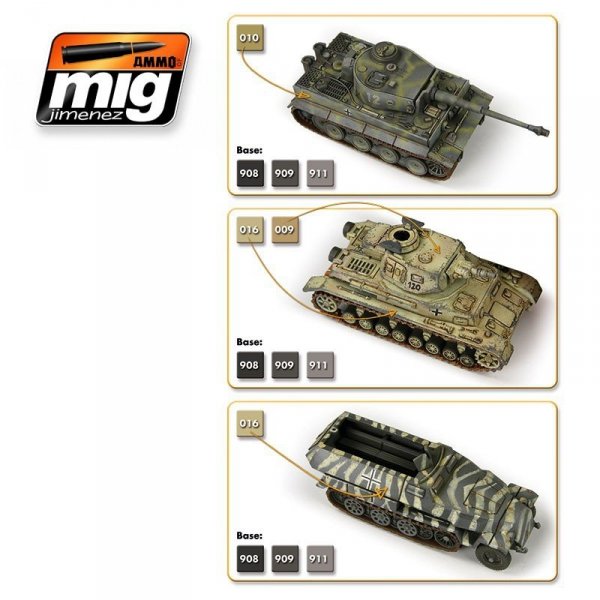 AMMO Mig 7116 WARGAME EARLY AND DAK GERMAN SET 6x17ml