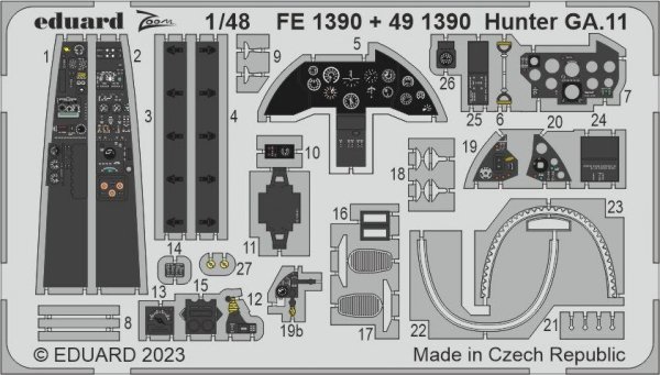 Eduard 491390 Hunter GA.11 Airfix 1/48