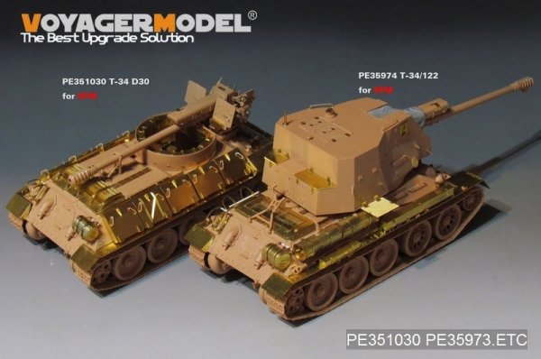 Voyager Model PE35973 Egyptain T-34/122 S.P.G Basic For RFM 5013 1/35