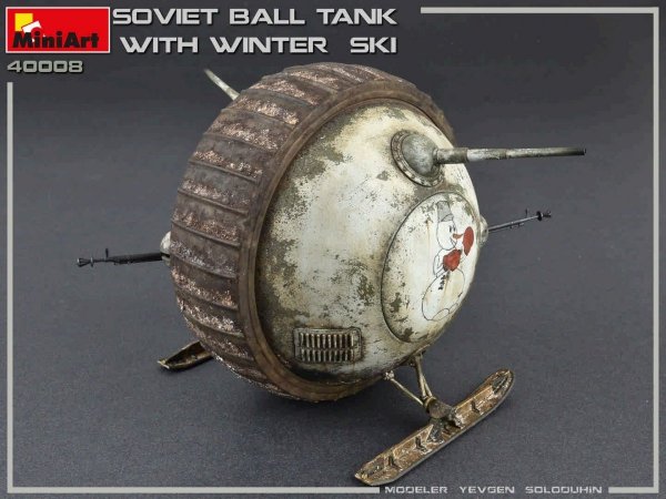 MiniArt 40008 SOVIET BALL TANK w/ WINTER SKI. INTERIOR KIT 1/35