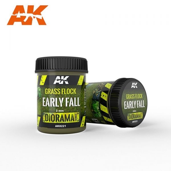 AK Interactive AK8221 GRASS FLOCK 2MM EARLY FALL / Posypka trawa
