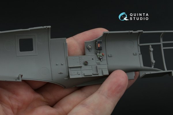 Quinta Studio QD35133 Spitfire Mk. Vb 3D-Printed coloured Interior on decal paper (Border model) 1/35