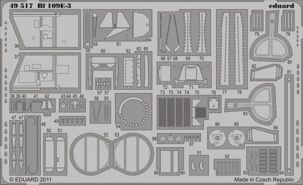 Eduard 49517 Bf 109E-3 S. A. 1/48 (Airfix)