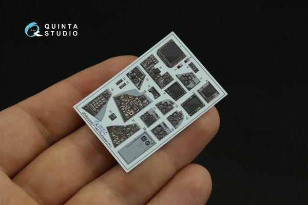 Quinta Studio QD32099 F-14B 3D-Printed &amp; coloured Interior on decal paper (Trumpeter) 1/32