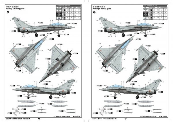 Trumpeter 03914 French Rafale M 1/144