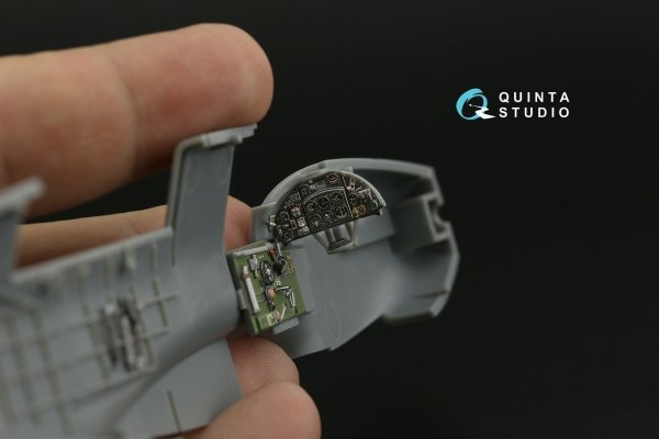 Quinta Studio QD48534 Fairey Fulmar Mk.II 3D-Printed &amp; coloured Interior on decal paper (Trumpeter) 1/48