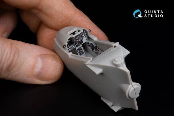 Quinta Studio QD48305 AV-8B Early 3D-Printed &amp; coloured Interior on decal paper (Hasegawa) 1/48