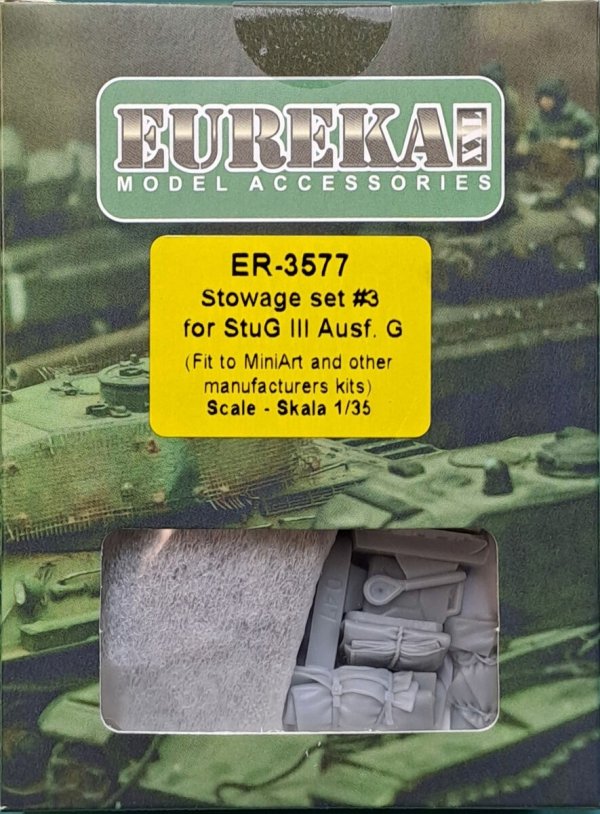 Eureka XXL ER-3577 StuG III Ausf.G - Stowage Set#3 (For Miniart, Dragon, Das Werk, Takom, RFM Kits) 1/35