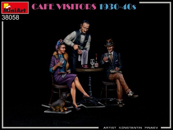 MiniArt 38058 CAFE VISITORS 1930-40S 1/35