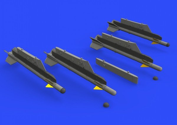 Eduard 672186 R-3S missiles w/ pylons for MiG-21 EDUARD 1/72