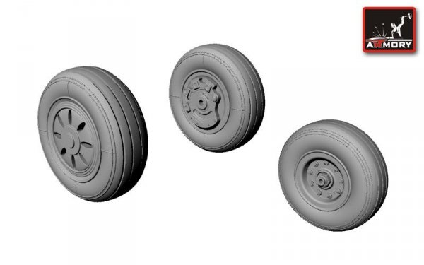 Armory Models AW48305 Canadian F-35 Lightning-II wheels 1/48