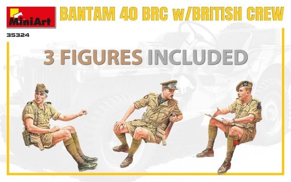 MiniArt 35324 BANTAM 40 BRC w/BRITISH CREW. SPECIAL EDITION 1/35