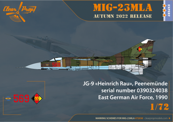 Clear Prop! CP72030 MiG-23MLA Flogger-G EXPERT KIT 1/72