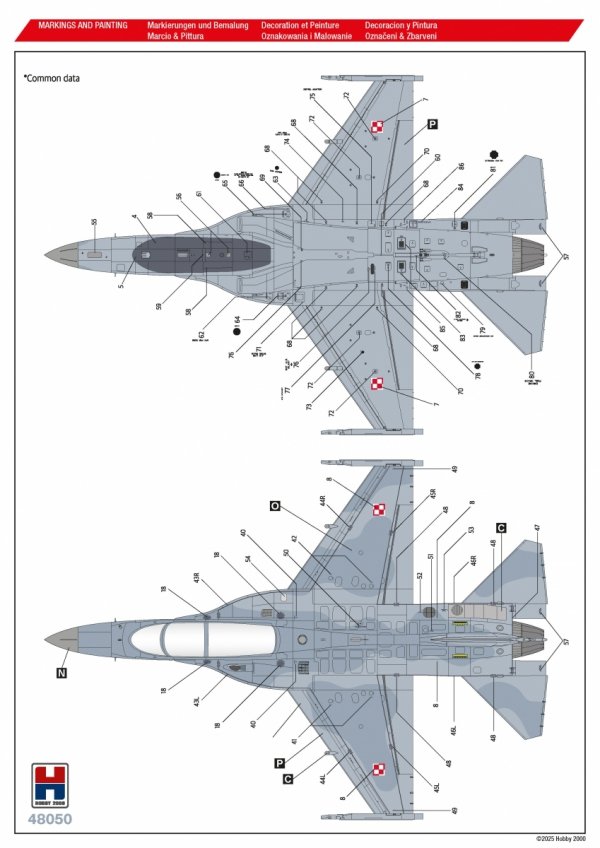 Hobby 2000 48050 FA-50GF Polish Air Force ( Academy + CARTOGRAF + MASKI ) 1/48