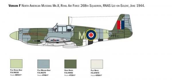 Italeri 1423 P-51A Mustang 1/72