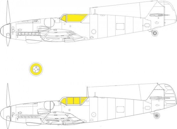 Eduard BIG33145 Bf 109G-6 BORDER MODEL 1/35