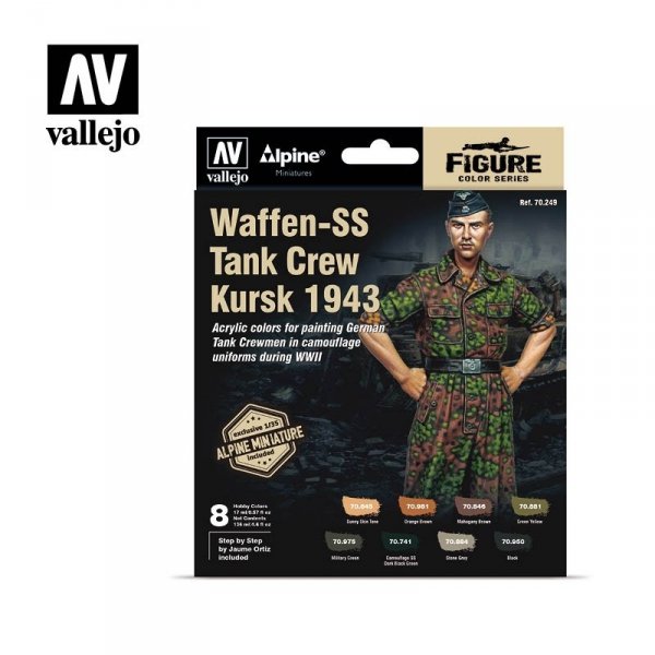 Vallejo 70249 Waffen-SS Tank Crew, Kursk 1943 8x17ml