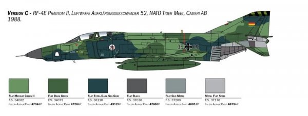 Italeri 2818 RF-4E Phantom II 1/48