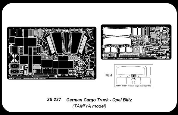 Aber 35227 German Cargo Truck - Opel Blitz (1:35)