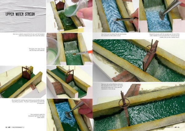 AK Interactive AK8050 DIORAMAS F.A.Q 1.2 EXTENSION – WATER, ICE &amp; SNOW (English)