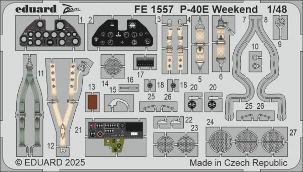 Eduard FE1557 P-40E Weekend EDUARD 1/48