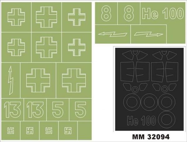 Montex MM32094 Henkel He-100 SPECIAL HOBBY