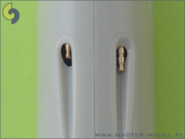 Master AM-48-010 Bf 109 F, G1 - G4 armament set (MG 17 tips) &amp; Pitot Tube (1:48)