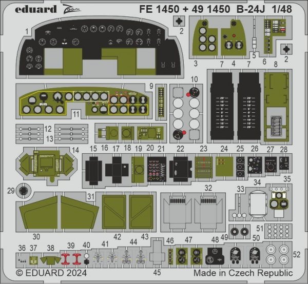 Eduard FE1450 B-24J HOBBY BOSS 1/48