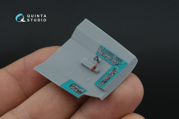 Quinta Studio QDS-48570 Mi-24A 3D-Printed &amp; coloured Interior on decal paper (Trumpeter) (small version) 1/48