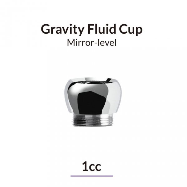 Gaahleri 42922 1 ml Mirror-Lever Gravity Fluid Airbrush Cup