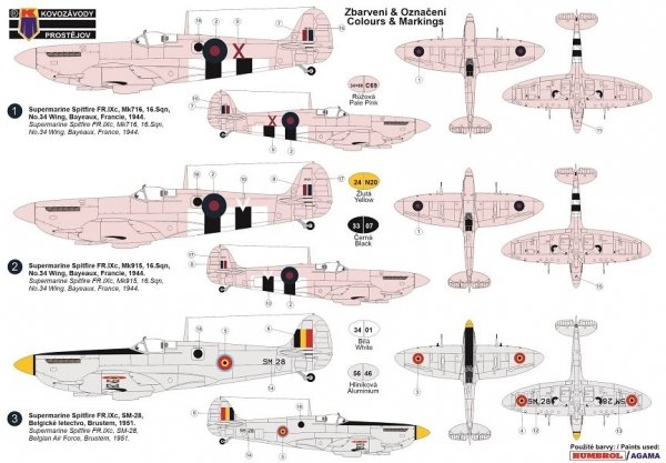 Kovozavody Prostejov KPM0176 Spitfire FR.IXc 1/72