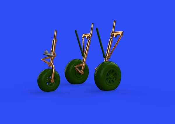 Eduard 648784 P-38J undercarriage legs BRONZE TAMIYA 1/48