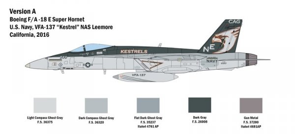Italeri 2791 F/A-18 E SUPER HORNET 1/48