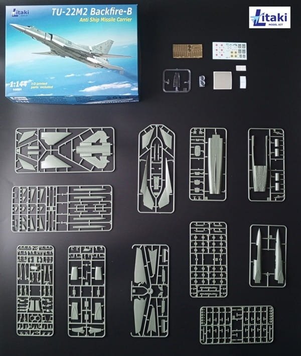 Litaki 144001 Tu-22M2 Backfire-B Anti-Ship Missile Carrier 1/144