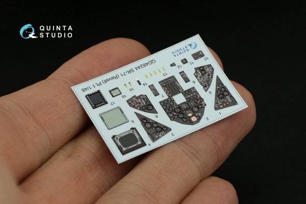 Quinta Studio QD48244 SR-71A 3D-Printed &amp; coloured Interior on decal paper (Revell) 1/48