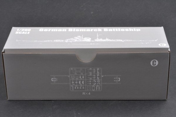 Trumpeter 03702 German Bismarck Battleship (1:200)