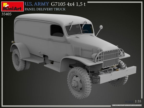 MiniArt 35405 U.S. ARMY G7105 4х4 1,5 t PANEL DELIVERY TRUCK 1/35